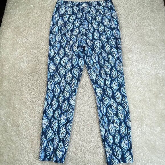 Lilly Pulitzer Keliani Stretch Pant High Tide Navy Blue - Picture 3 of 11
